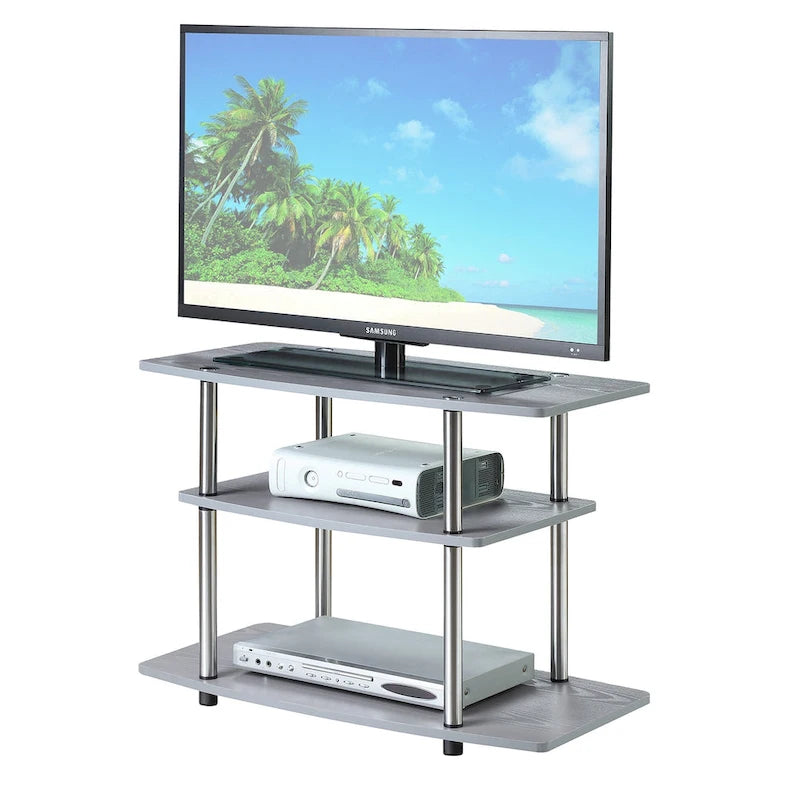 Meuble TV 3 niveaux sans outils Designs2Go de Convenience Concepts