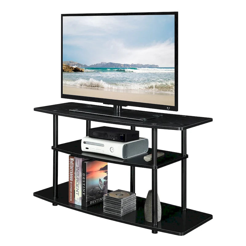 Meuble TV large à 3 niveaux Designs2Go No Tools de Convenience Concepts