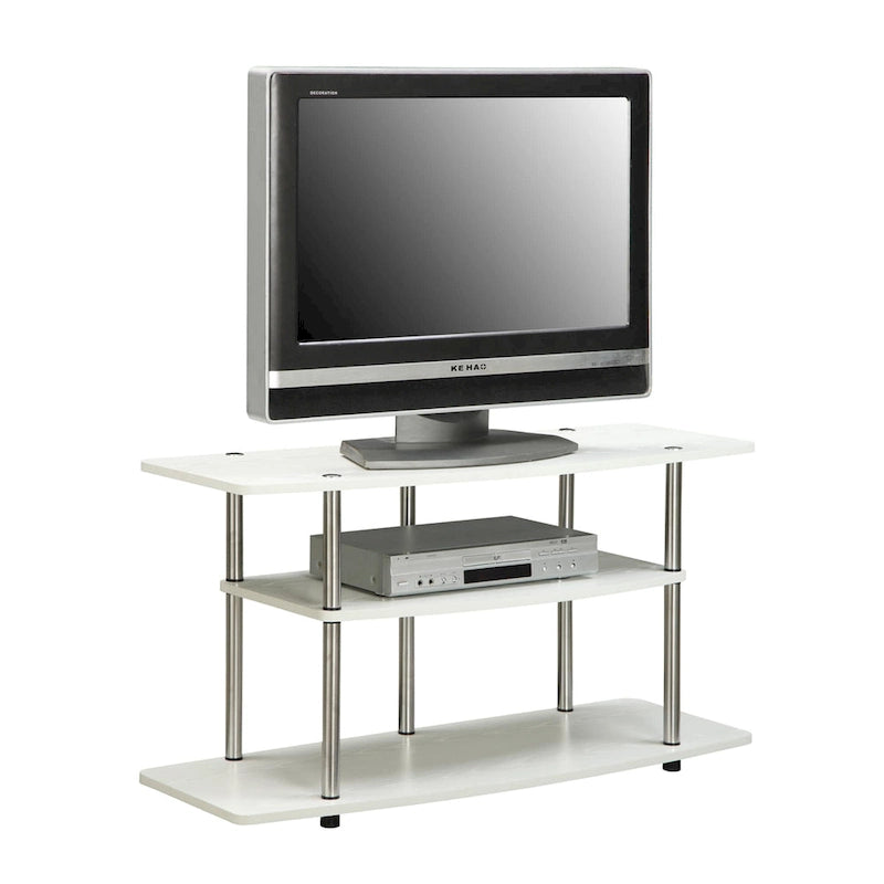 Meuble TV large à 3 niveaux Designs2Go No Tools de Convenience Concepts
