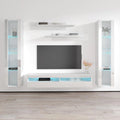 Meuble TV mural flottant moderne Fly AB2 35TV