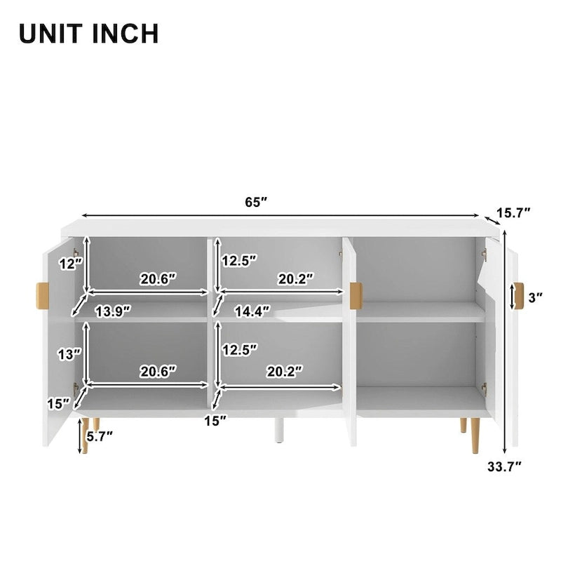 Meuble TV moderne, console, buffet de rangement