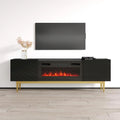 Meuble TV de cheminée Portillo BL-EF