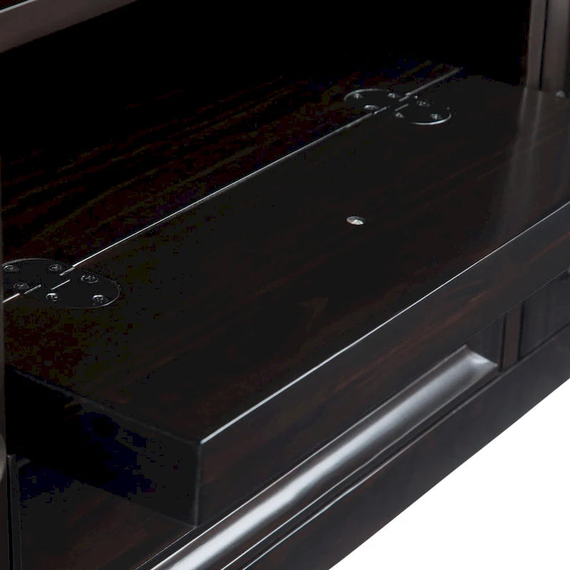 Meuble TV transitoire en bois massif WYNDENHALL Halifax de 72 pouces de large - 72 l x 19 P x 26 H