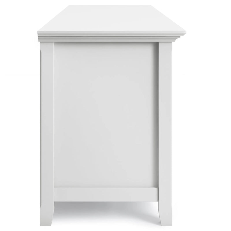 Meuble TV transitoire en bois massif WYNDENHALL Halifax de 72 pouces de large - 72 l x 19 P x 26 H