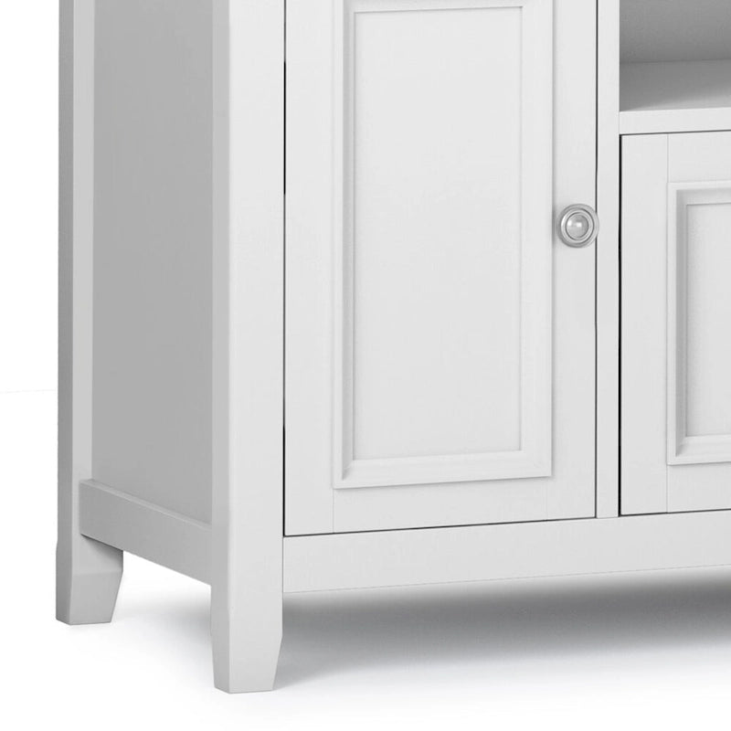 Meuble TV transitoire en bois massif WYNDENHALL Halifax de 72 pouces de large - 72 l x 19 P x 26 H
