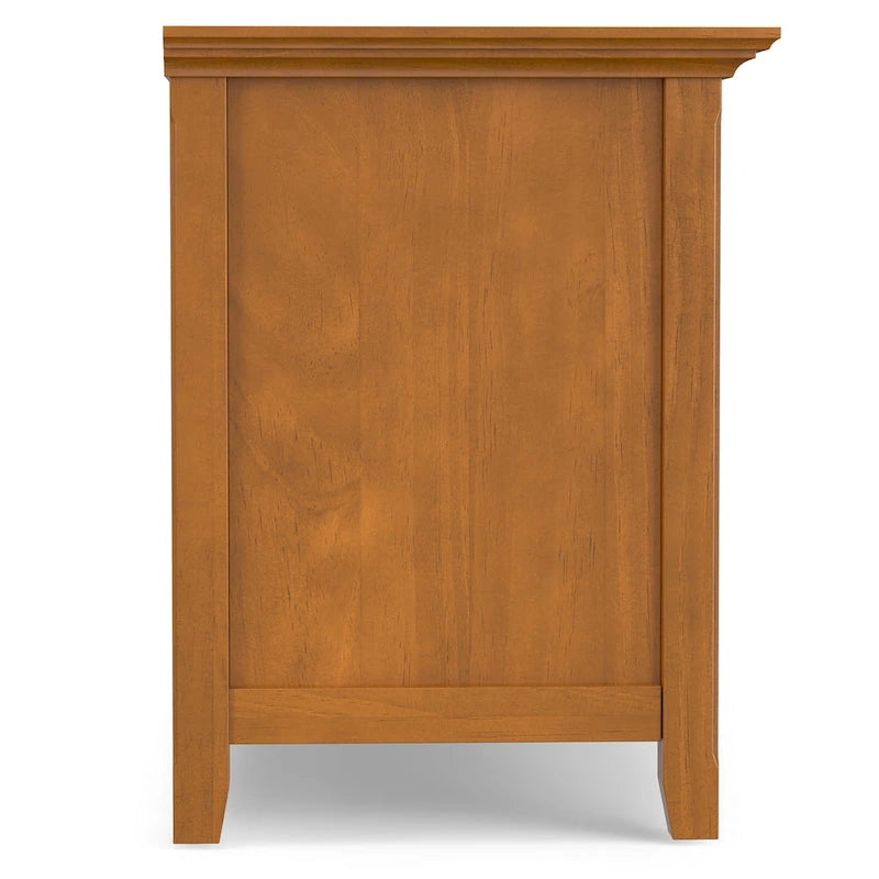 Meuble TV transitoire en bois massif WYNDENHALL Halifax de 72 pouces de large - 72 l x 19 P x 26 H