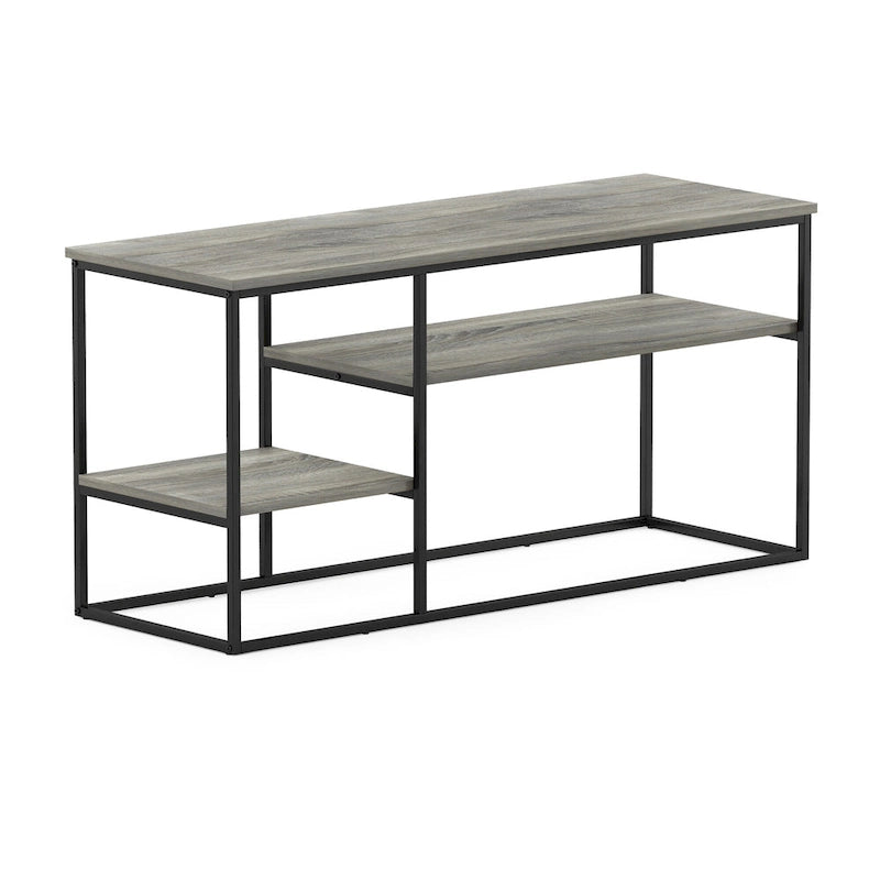Meuble TV Furinno Moretti de style moderne pour téléviseurs jusqu'à 50 pouces, noyer Columbia