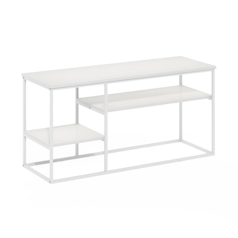 Meuble TV Furinno Moretti de style moderne pour téléviseurs jusqu'à 50 pouces, noyer Columbia