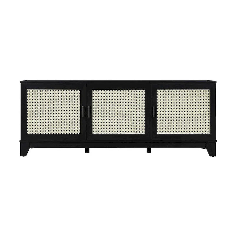 Meuble console de télévision moderne Manhattan Comfort Sheridan 62.99 po en rotin