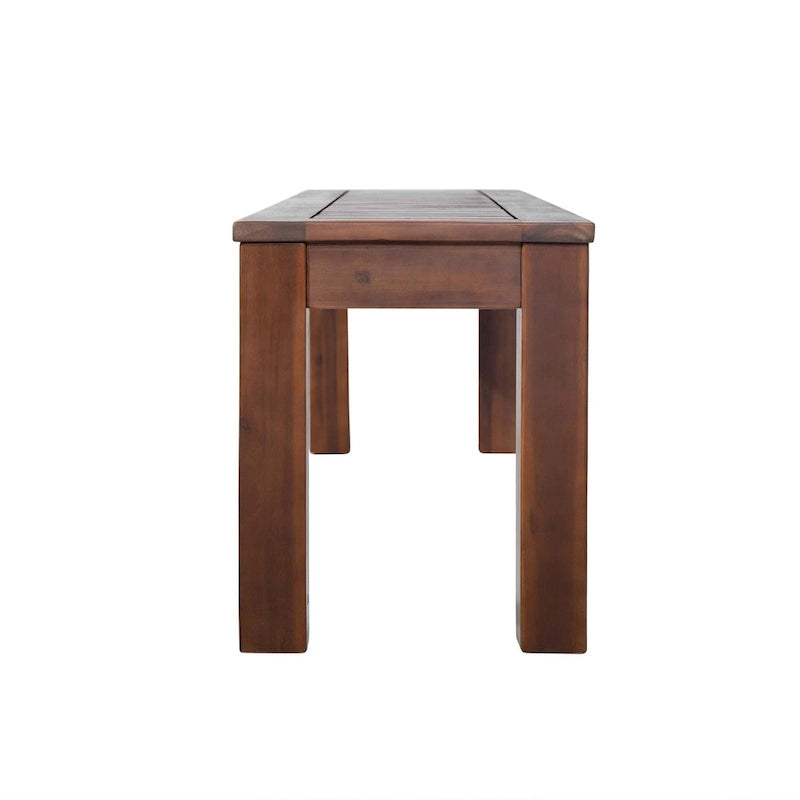 Banc de salle à manger extérieur en bois d'acacia Manila par Christopher Knight Home - S.O.