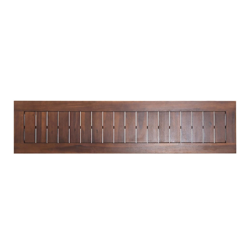 Banc de salle à manger extérieur en bois d'acacia Manila par Christopher Knight Home - S.O.