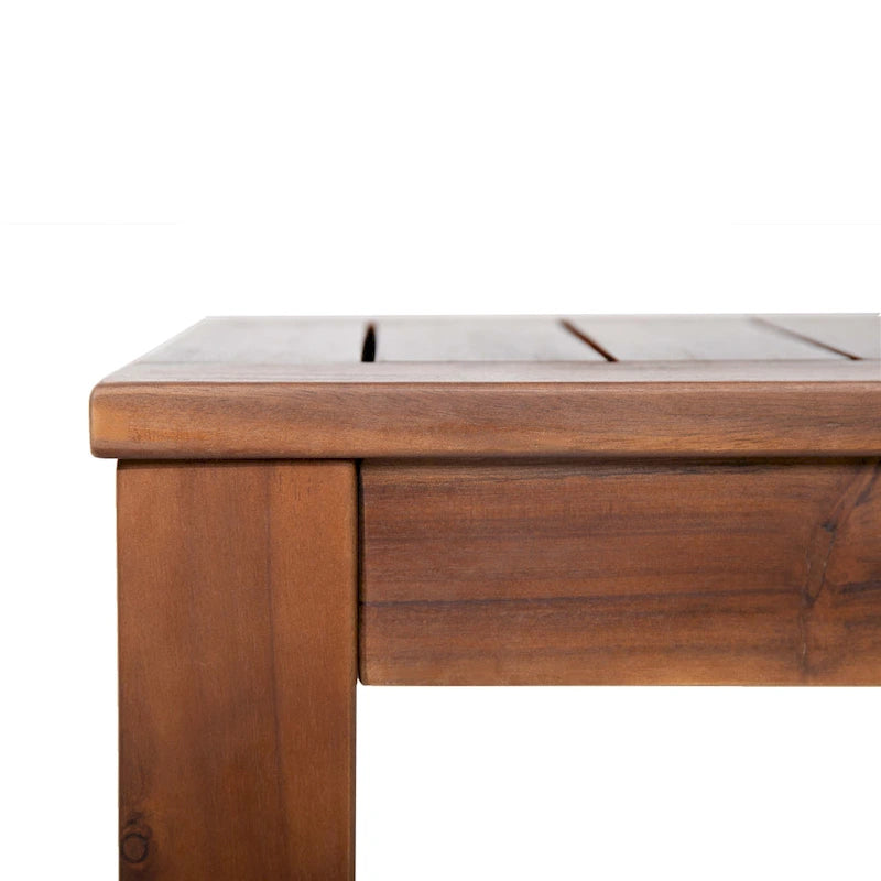Banc de salle à manger extérieur en bois d'acacia Manila par Christopher Knight Home - S.O.