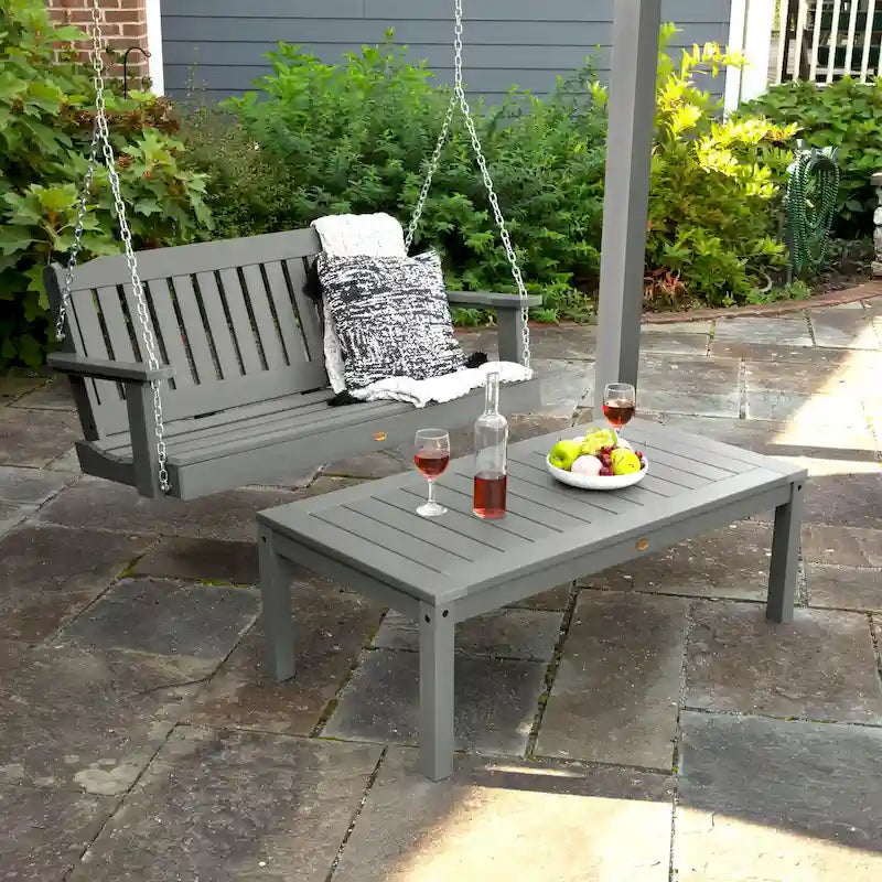 HIGHWOOD Lehigh Balancelle de 1,2 m et table basse