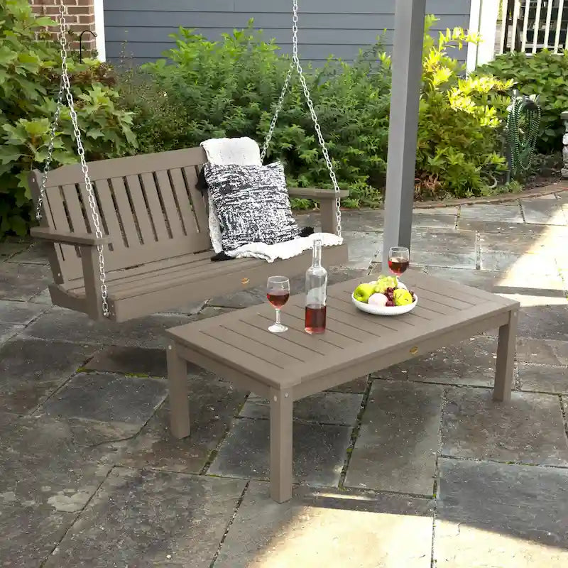 HIGHWOOD Lehigh Balancelle de 1,2 m et table basse