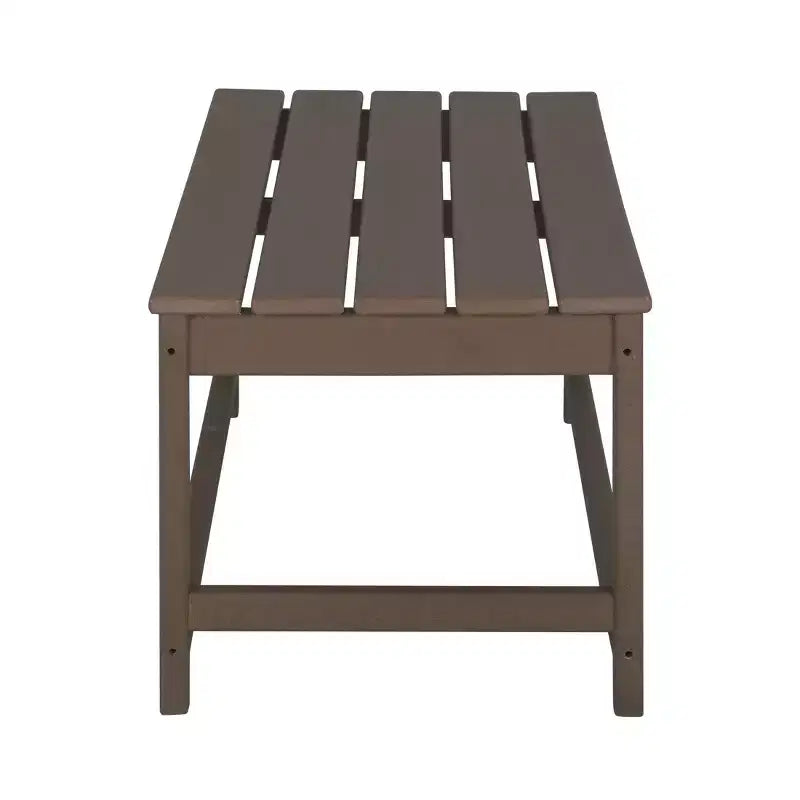 WestinTrends 3pc Outdoor Patio Adirondack Coffeet Table and Side Tables set