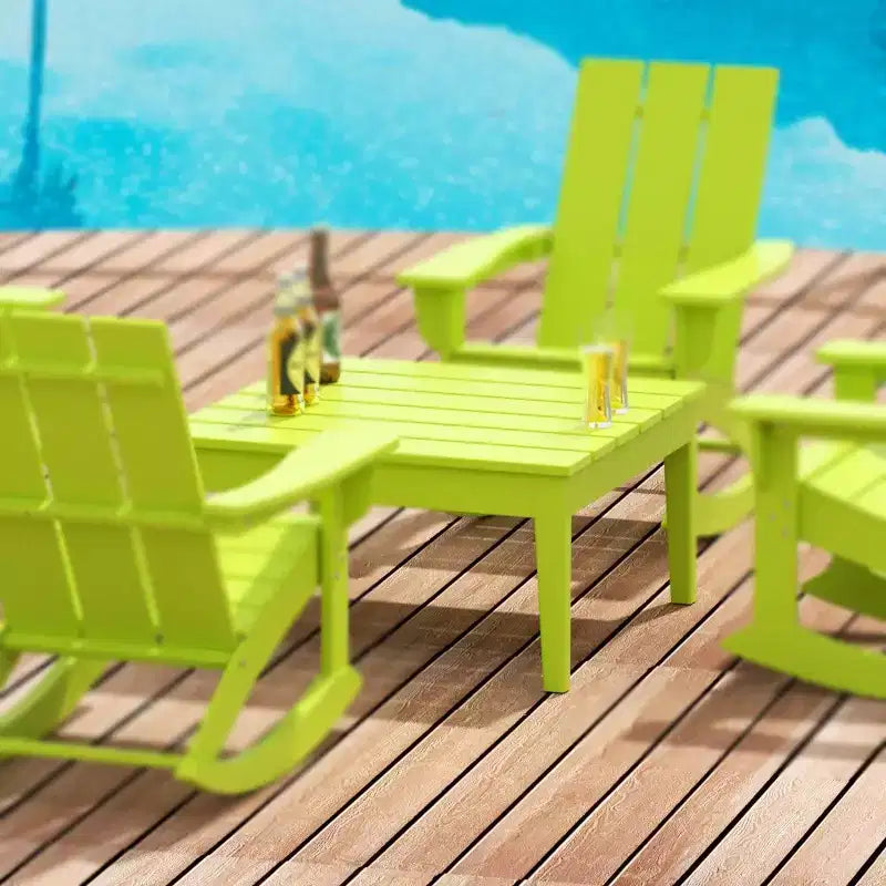 Table basse Adirondack moderne WestinTrends pour patio/extérieur