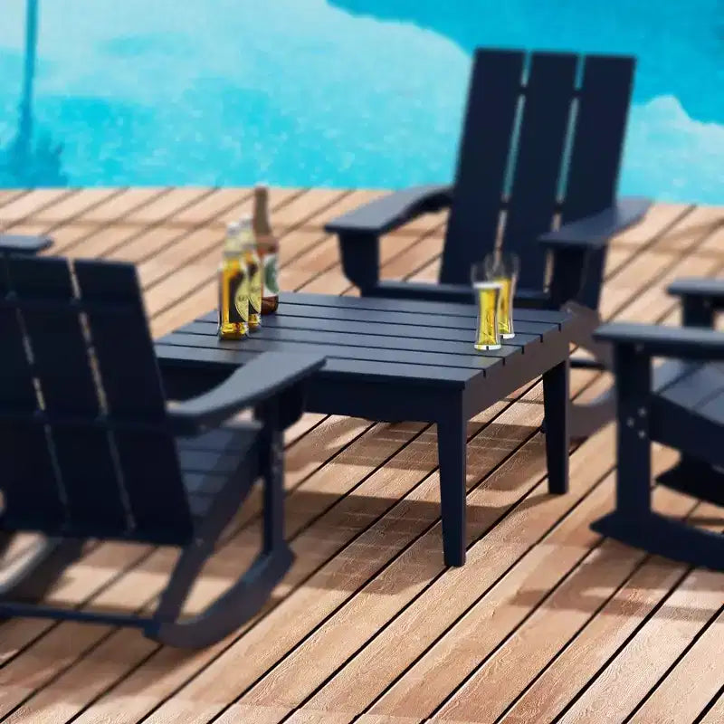 Table basse Adirondack moderne WestinTrends pour patio/extérieur