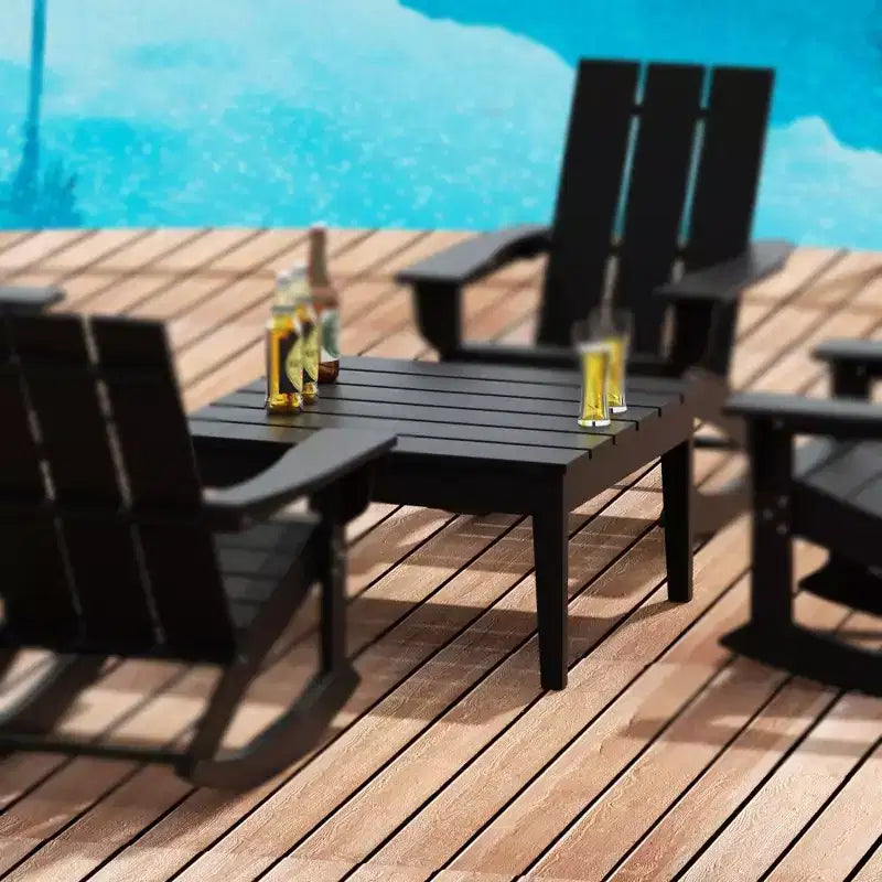 Table basse Adirondack moderne WestinTrends pour patio/extérieur