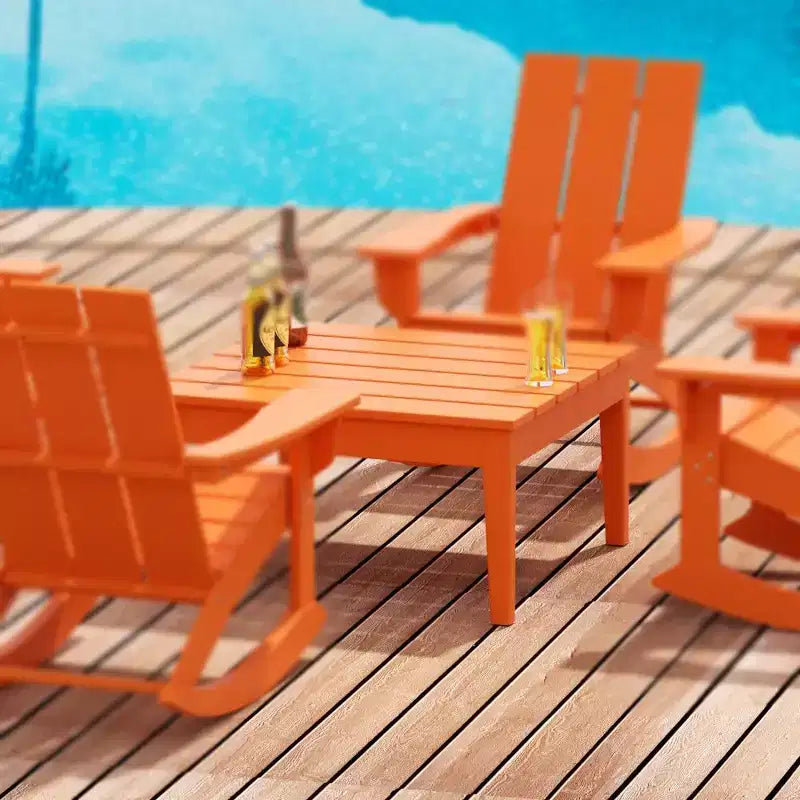 Table basse Adirondack moderne WestinTrends pour patio/extérieur
