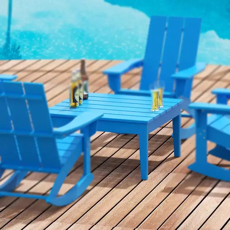 Table basse Adirondack moderne WestinTrends pour patio/extérieur