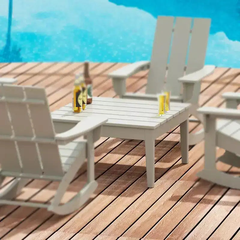 Table basse Adirondack moderne WestinTrends pour patio/extérieur