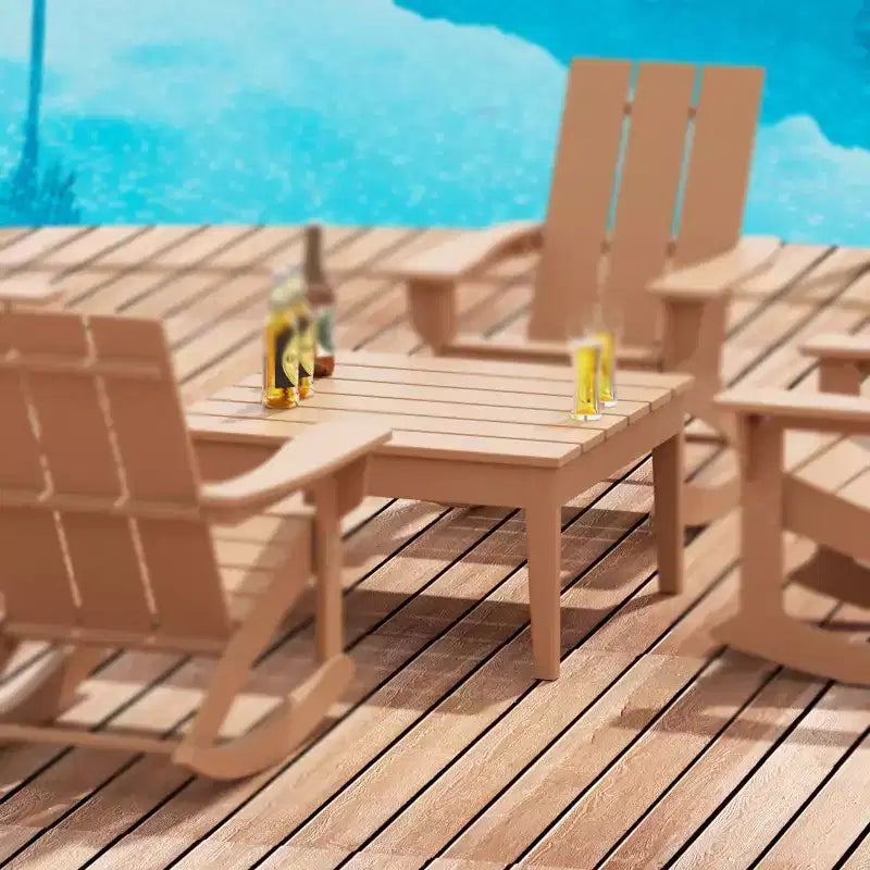 Table basse Adirondack moderne WestinTrends pour patio/extérieur