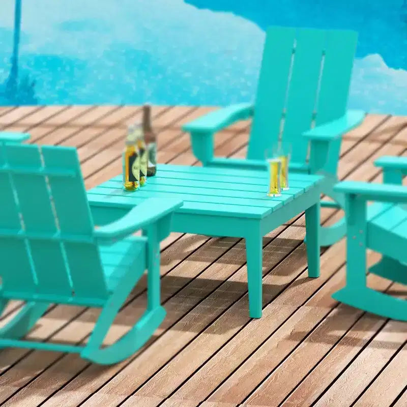 Table basse Adirondack moderne WestinTrends pour patio/extérieur