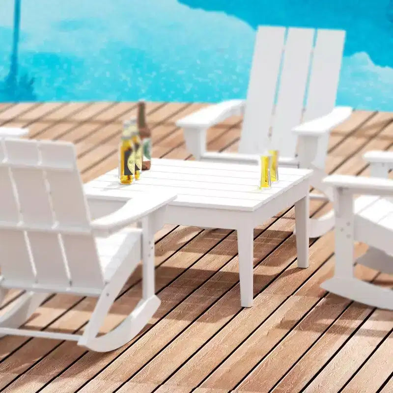 Table basse Adirondack moderne WestinTrends pour patio/extérieur