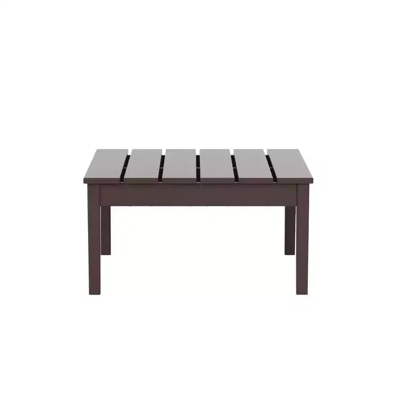 WestinTrends Outdoor Patio Modern Adirondack Coffee Table