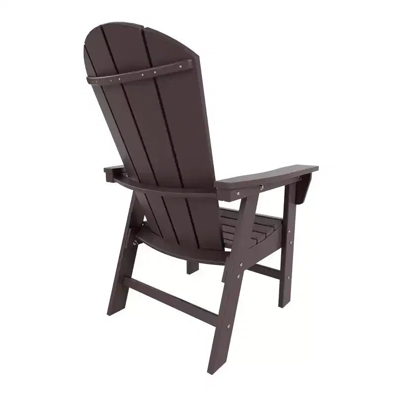 WestinTrends Outdoor Patio Adirondack Dining Chair Weather Resistant