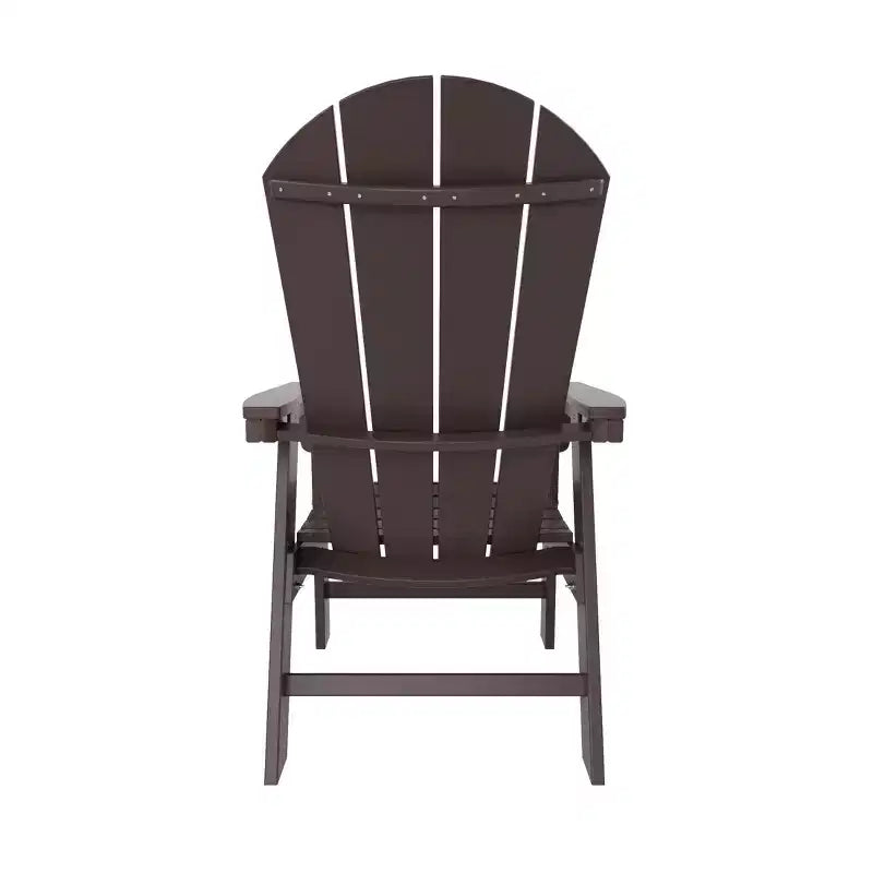 WestinTrends Outdoor Patio Adirondack Dining Chair Weather Resistant
