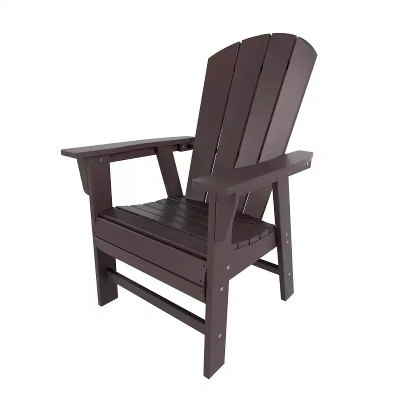 WestinTrends Outdoor Patio Adirondack Dining Chair Weather Resistant