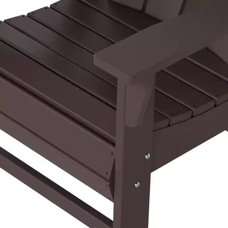 WestinTrends Outdoor Patio Adirondack Dining Chair Weather Resistant