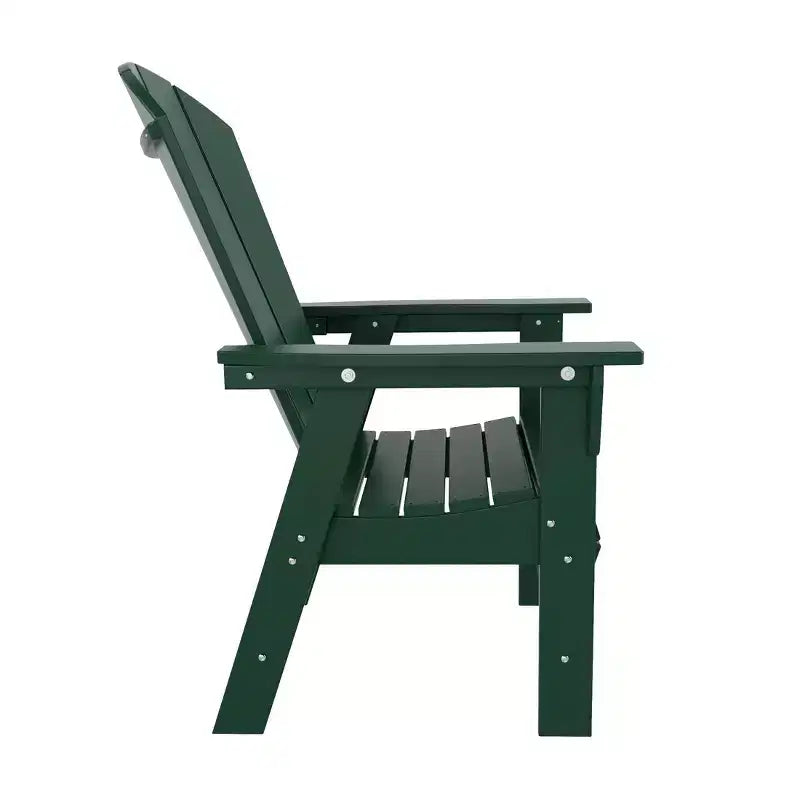 WestinTrends Outdoor Patio Adirondack Dining Chair Weather Resistant