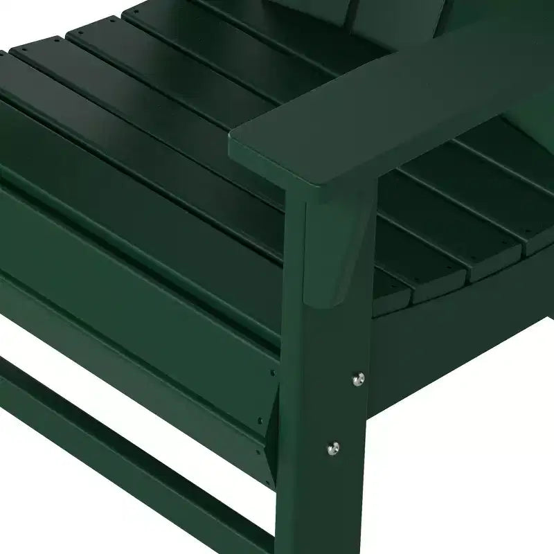 WestinTrends Outdoor Patio Adirondack Dining Chair Weather Resistant