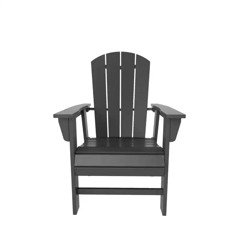 WestinTrends Outdoor Patio Adirondack Dining Chair Weather Resistant