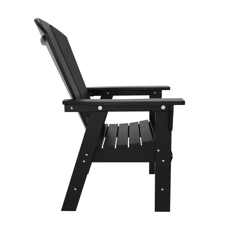WestinTrends Outdoor Patio Adirondack Dining Chair Weather Resistant