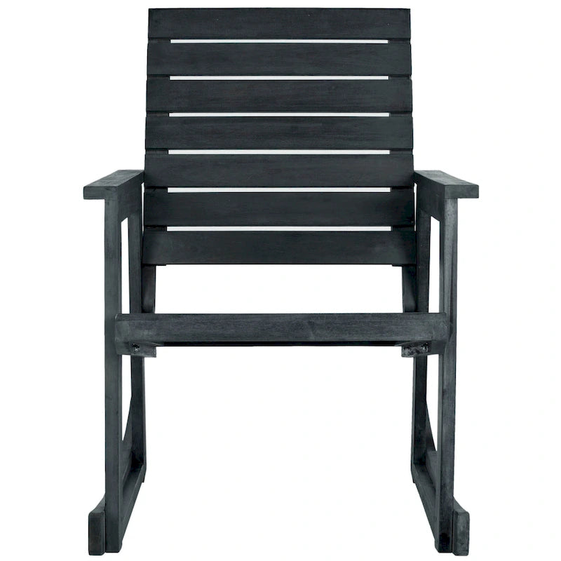 SAFAVIEH Rocking Chair d'extérieur Cheryll – 28 larg. x 37 prof. x 9 haut.