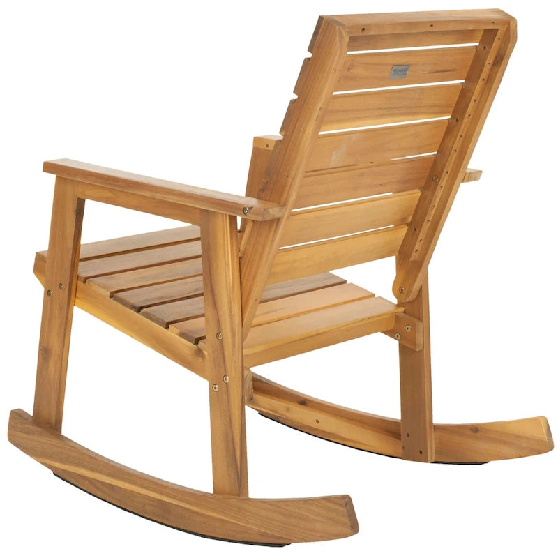 SAFAVIEH Rocking Chair d'extérieur Cheryll – 28 larg. x 37 prof. x 9 haut.