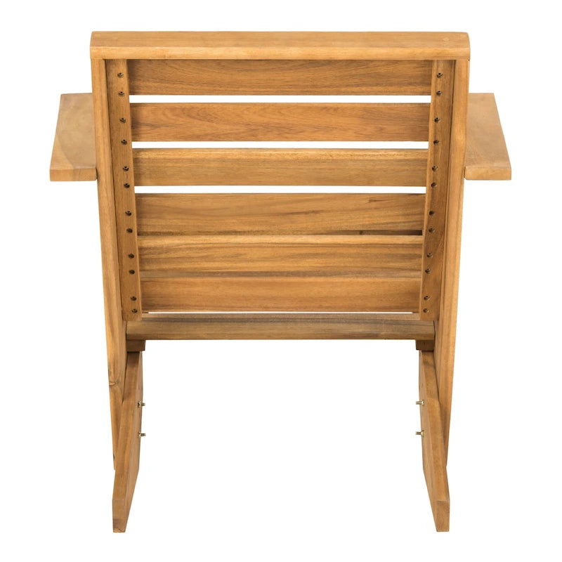 Chaise Adirondack d'extérieur Janiya SAFAVIEH - 76,2 cm L x 71,1 cm P x 81,3 cm H