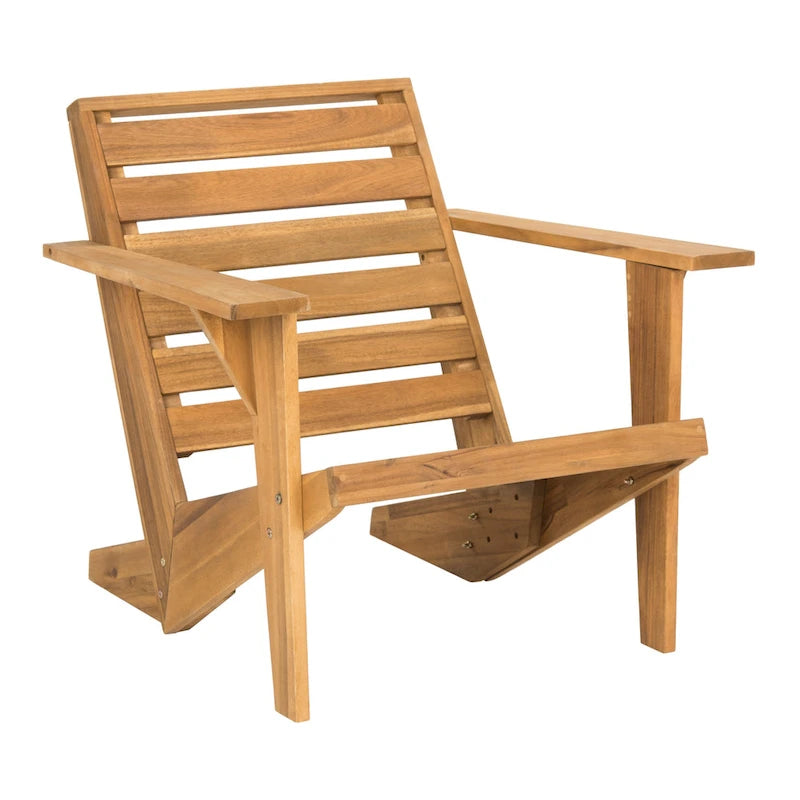 Chaise Adirondack d'extérieur Janiya SAFAVIEH - 76,2 cm L x 71,1 cm P x 81,3 cm H