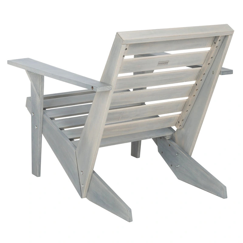 Chaise Adirondack d'extérieur Janiya SAFAVIEH - 76,2 cm L x 71,1 cm P x 81,3 cm H