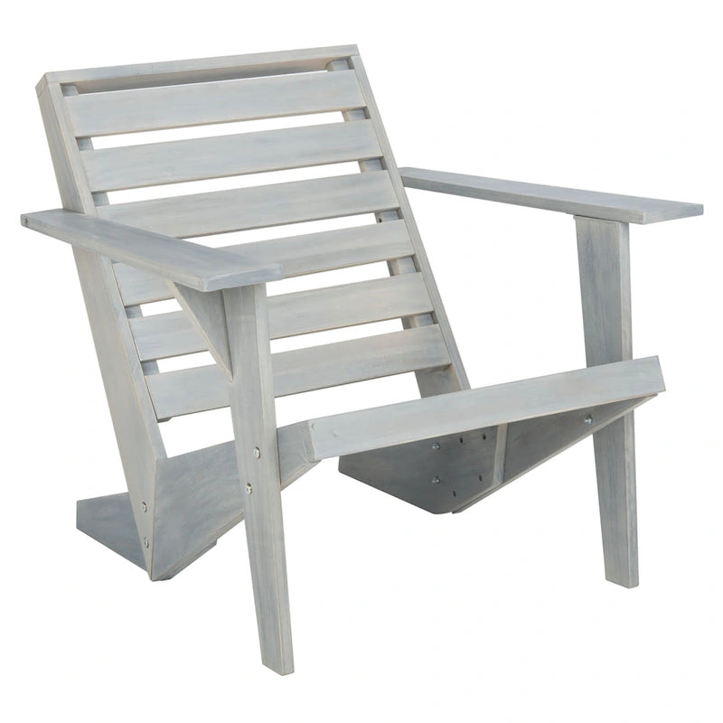 Chaise Adirondack d'extérieur Janiya SAFAVIEH - 76,2 cm L x 71,1 cm P x 81,3 cm H