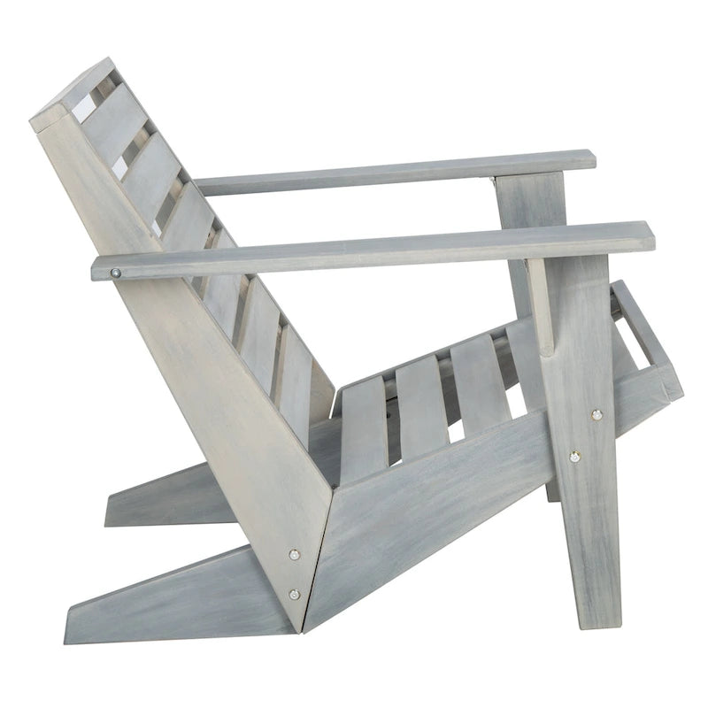 Chaise Adirondack d'extérieur Janiya SAFAVIEH - 76,2 cm L x 71,1 cm P x 81,3 cm H