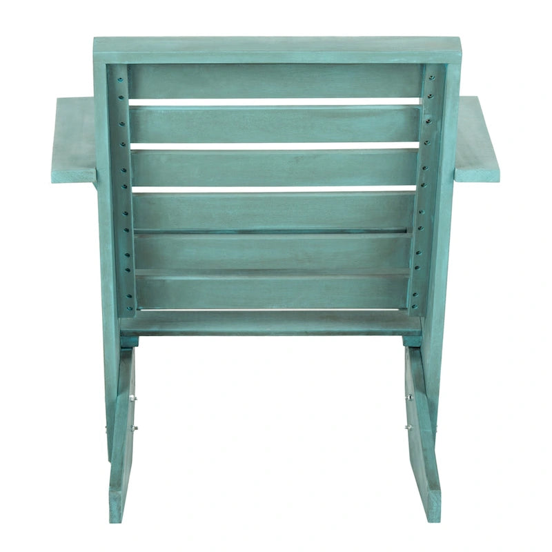 Chaise Adirondack d'extérieur Janiya SAFAVIEH - 76,2 cm L x 71,1 cm P x 81,3 cm H