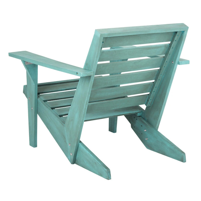 Chaise Adirondack d'extérieur Janiya SAFAVIEH - 76,2 cm L x 71,1 cm P x 81,3 cm H