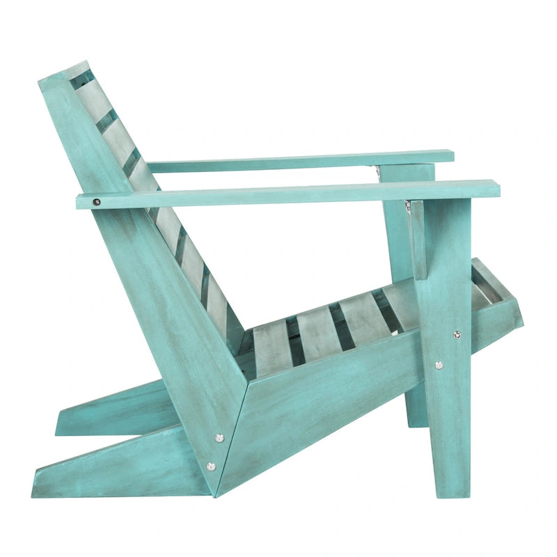 Chaise Adirondack d'extérieur Janiya SAFAVIEH - 76,2 cm L x 71,1 cm P x 81,3 cm H