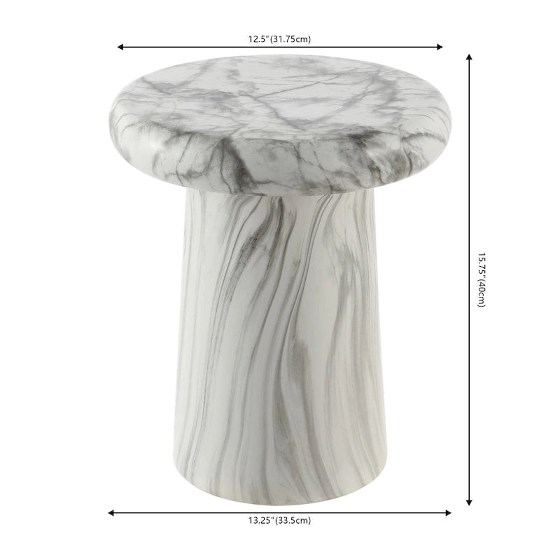 SAFAVIEH Sybille Tabouret de Jardin Décoratif en Céramique (Entièrement Assemblé)