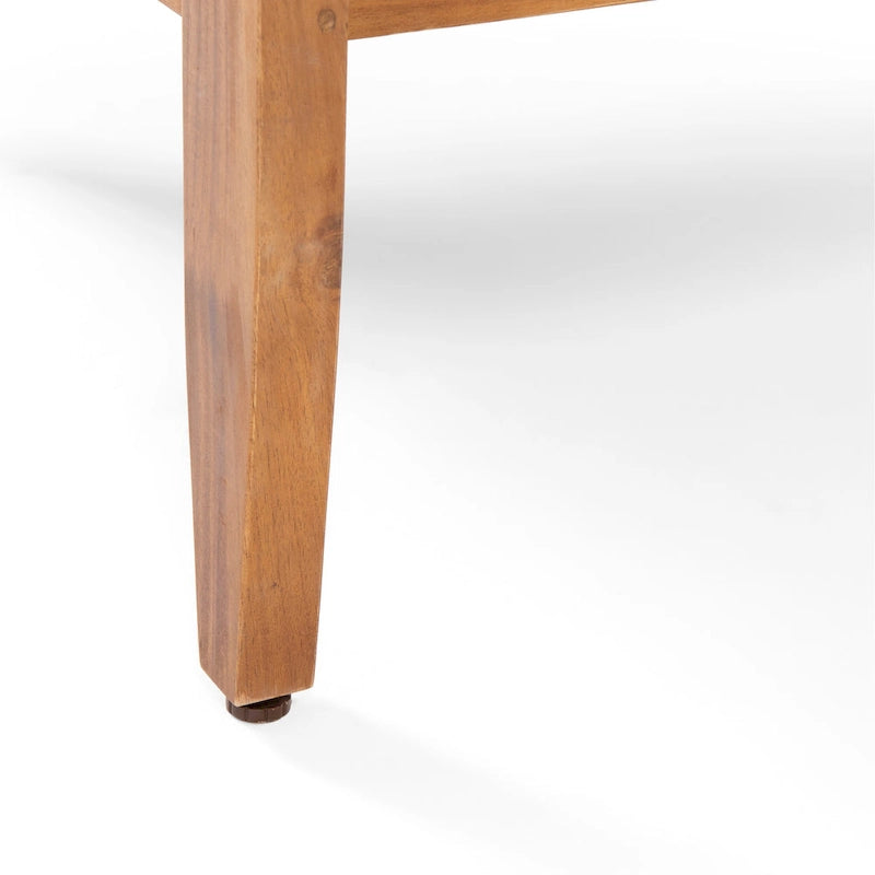 Fauteuil de jardin moderne du milieu du siècle en bois d'acacia Aston (lot de 4) par Christopher Knight Home