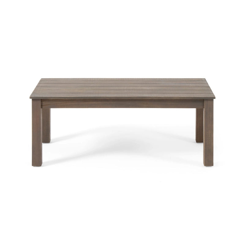 Ensemble de conversation 4 places Temecula en bois d'acacia d'extérieur par Christopher Knight Home